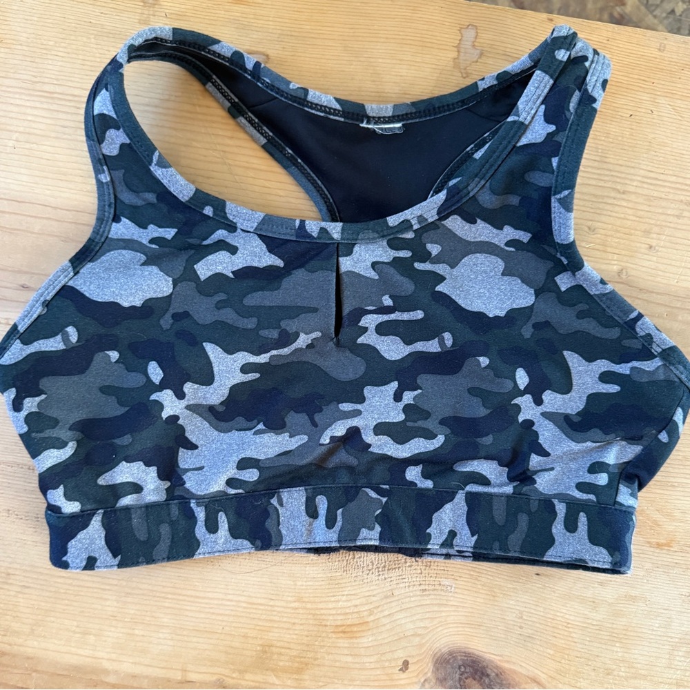 Fabletics Camouflage Sports Bra